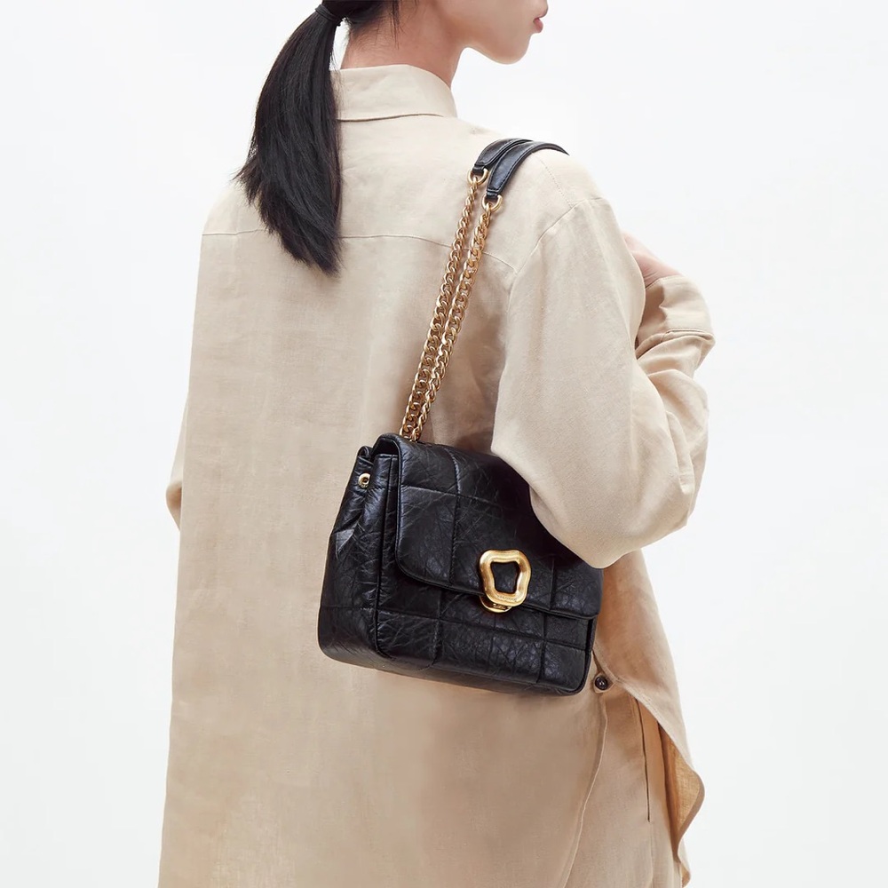 SONGMONT Medium Chocolate Bag - Onyx